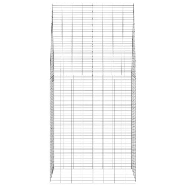 vidaXL Klietka pre králiky Strieborná 100 x 100 x 210 cm – Obrázok 7