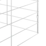 vidaXL Klietka pre králiky Strieborná 200 x 100 x 210 cm – Obrázok 10