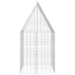vidaXL Klietka pre králiky Strieborná 200 x 100 x 210 cm – Obrázok 8