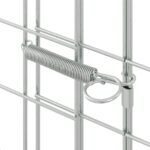 vidaXL Klietka pre králiky Strieborná 200 x 100 x 210 cm – Obrázok 9