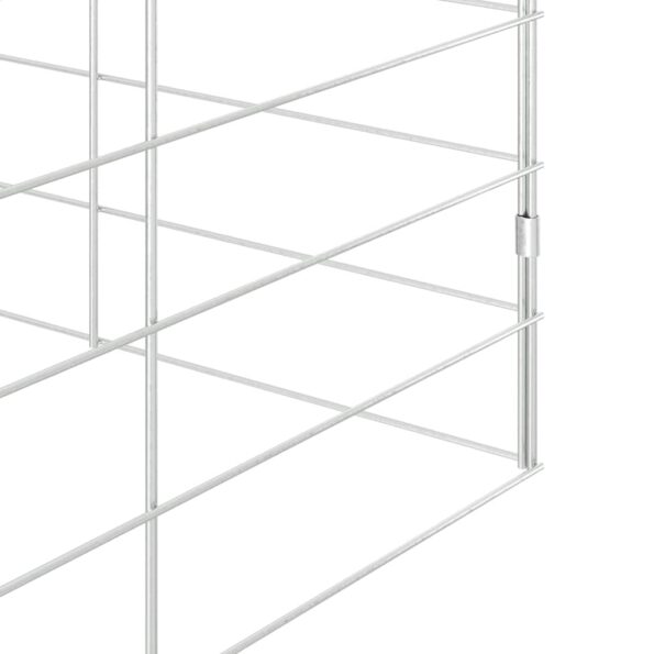 vidaXL Klietka pre králiky Strieborná 300 x 100 x 210 cm – Obrázok 10