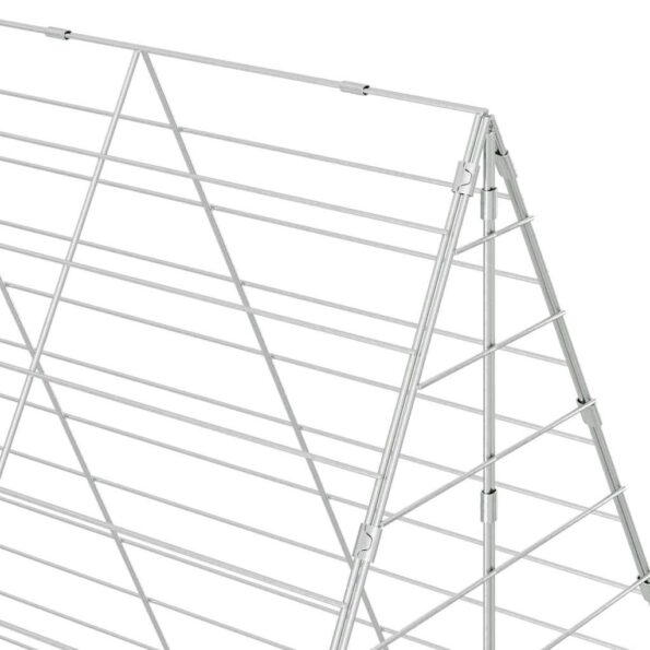 vidaXL Klietka pre králiky Strieborná 300 x 100 x 210 cm – Obrázok 11