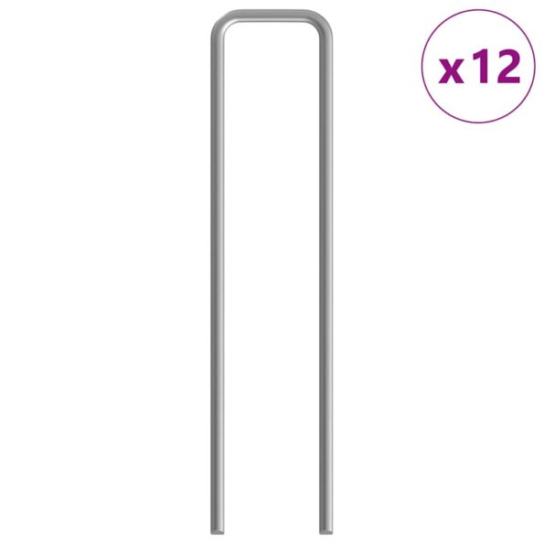 vidaXL Klietka pre králiky Strieborná 300 x 100 x 210 cm – Obrázok 4