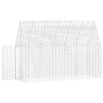 vidaXL Klietka pre králiky Strieborná 300 x 100 x 210 cm – Obrázok 6