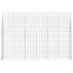 vidaXL Klietka pre králiky Strieborná 300 x 100 x 210 cm – Obrázok 7
