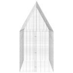 vidaXL Klietka pre králiky Strieborná 300 x 100 x 210 cm – Obrázok 8