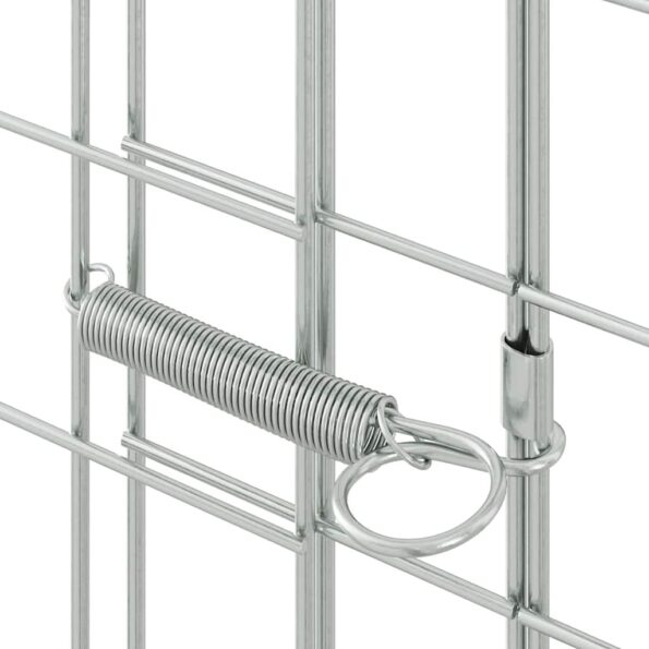vidaXL Klietka pre králiky Strieborná 300 x 100 x 210 cm – Obrázok 9