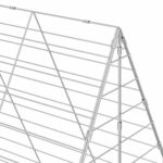 vidaXL Klietka pre králiky Strieborná 400 x 100 x 210 cm – Obrázok 10