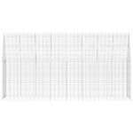 vidaXL Klietka pre králiky Strieborná 400 x 100 x 210 cm – Obrázok 6
