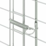 vidaXL Klietka pre králiky Strieborná 400 x 100 x 210 cm – Obrázok 8