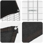 vidaXL Klietka pre králiky Strieborná 100 x 100 x 210 cm – Obrázok 10