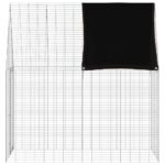 vidaXL Klietka pre králiky Strieborná 200 x 100 x 210 cm – Obrázok 8