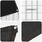 vidaXL Klietka pre králiky Strieborná 300 x 100 x 210 cm – Obrázok 10