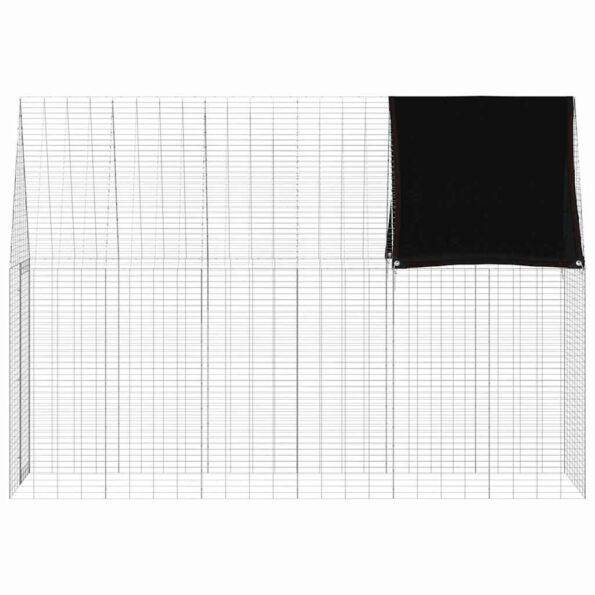 vidaXL Klietka pre králiky Strieborná 300 x 100 x 210 cm – Obrázok 8