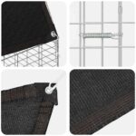 vidaXL Klietka pre králiky Strieborná 400 x 100 x 210 cm – Obrázok 10