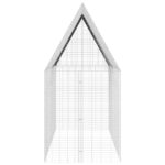 vidaXL Klietka pre králiky Strieborná 400 x 100 x 210 cm – Obrázok 9