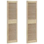 vidaXL Skříňové dvere s dverami 2 pcs Prírodná 140,5 x 2,1 x 39,5 cm – Obrázok 2