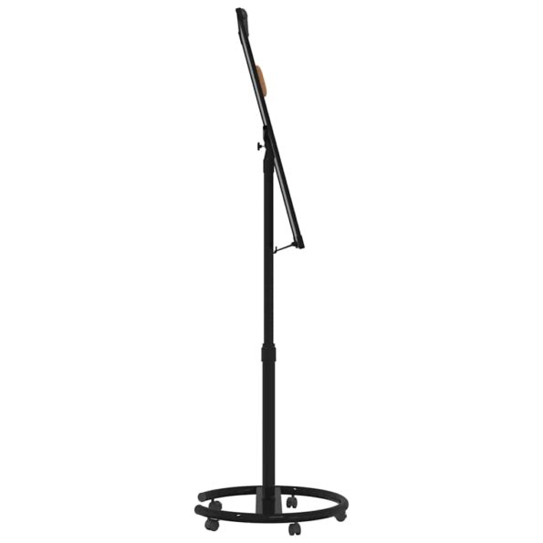 vidaXL Magnetická biela tabuľa Biela a čierna 62 x 62 x 195 cm EPS – Obrázok 6