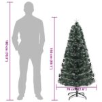 vidaXL Umelý vianočný stromček Zelená 150 cm PVC – Obrázok 13