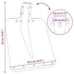 vidaXL Hlava lopaty Strieborná 43 x 32,5 cm Hliník – Obrázok 11