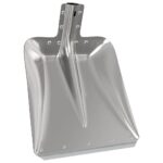 vidaXL Hlava lopaty Strieborná 45 x 38 cm Hliník – Obrázok 2