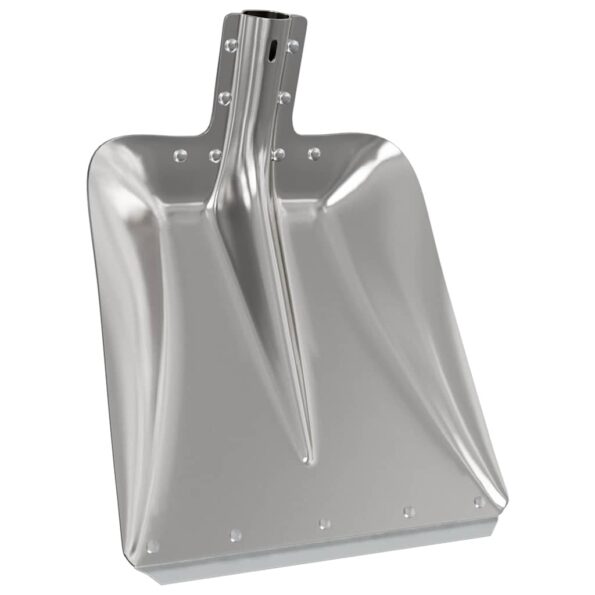 vidaXL Hlava lopaty Strieborná 45 x 38 cm Hliník – Obrázok 2