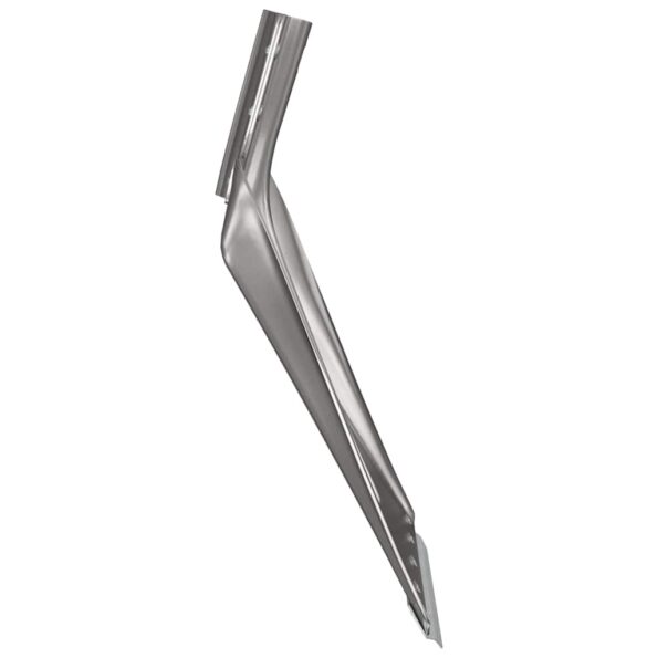 vidaXL Hlava lopaty 4 pcs Strieborná 45 x 38 cm Hliník – Obrázok 7