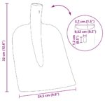 vidaXL Hlava lopaty Červená 32 x 24,5 cm – Obrázok 11