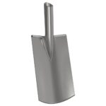 vidaXL Hlava lopaty Strieborná 43 x 17 cm – Obrázok 2