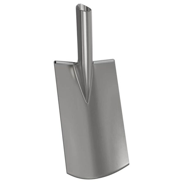 vidaXL Hlava lopaty Strieborná 43 x 17 cm – Obrázok 2