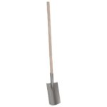 vidaXL Hlava lopaty Strieborná 43 x 17 cm – Obrázok 3