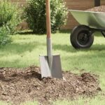 vidaXL Hlava lopaty 4 pcs Strieborná 43 x 17 cm