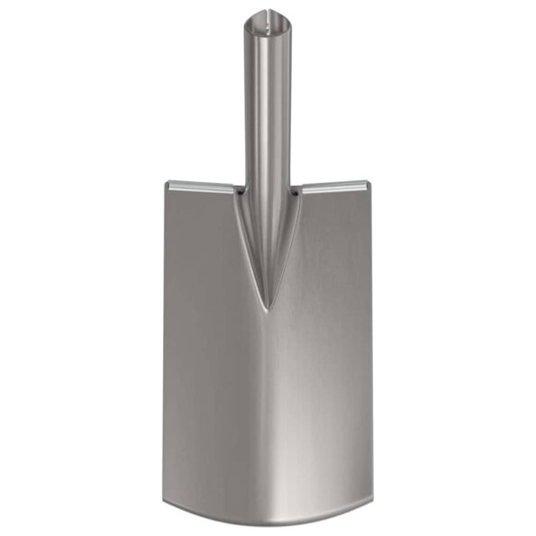 vidaXL Hlava lopaty 4 pcs Strieborná 43 x 17 cm – Obrázok 6