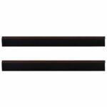 vidaXL Samolepiace tesnenia dverí s kefou 2 pcs Hnedá 100 cm – Obrázok 5