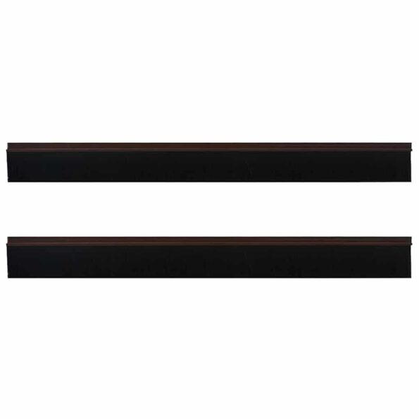 vidaXL Samolepiace tesnenia dverí s kefou 2 pcs Hnedá 100 cm – Obrázok 5