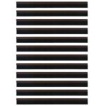 vidaXL Samolepiace tesnenia dverí s kefou 12 pcs Hnedá 100 cm – Obrázok 5