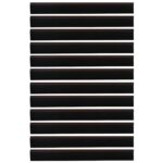 vidaXL Samolepiace tesnenia dverí s kefou 12 pcs Hnedá 100 cm – Obrázok 5