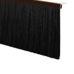 vidaXL Samolepiace tesnenia dverí s kefou 2 pcs Hnedá 100 cm – Obrázok 7