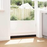 vidaXL Samolepiace tesnenia dverí s kefou 2 pcs Hnedá 100 cm – Obrázok 3