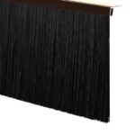 vidaXL Samolepiace tesnenia dverí s kefou 2 pcs Hnedá 100 cm – Obrázok 7