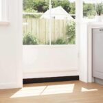 vidaXL Samolepiace tesnenia dverí s kefou 6 pcs Hnedá 100 cm – Obrázok 3