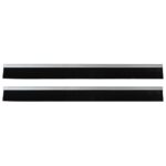 vidaXL Samolepiace tesnenia dverí s kefou 2 pcs Strieborná 100 cm – Obrázok 5