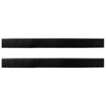 vidaXL Samolepiace tesnenia dverí s kefou 2 pcs Strieborná 100 cm – Obrázok 5