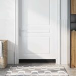 vidaXL Samolepiace tesnenia dverí s kefou 2 pcs Strieborná 100 cm