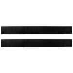 vidaXL Samolepiace tesnenia dverí s kefou 2 pcs Strieborná 100 cm – Obrázok 5