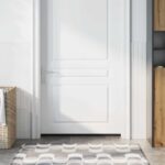 vidaXL Samolepiace tesnenia dverí s kefou 6 pcs Strieborná 100 cm