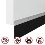 vidaXL Kefkové tesnenia na dvere s montážou na skrutky 6 pcs – Obrázok 9