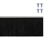 vidaXL Kefkové tesnenia na dvere s montážou na skrutky 12 pcs – Obrázok 7