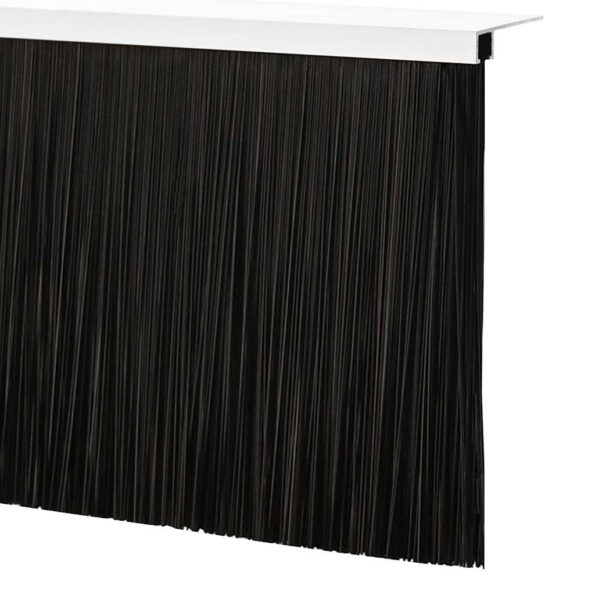 vidaXL Kefkové tesnenia na dvere s montážou na skrutky 12 pcs – Obrázok 8