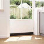 vidaXL Samolepiace tesnenia dverí s kefou 6 pcs Biela 100 cm – Obrázok 4